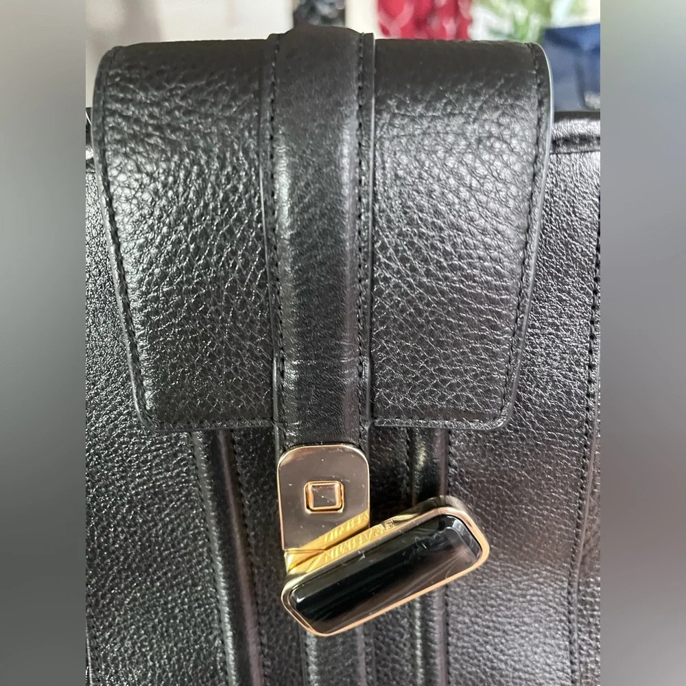 NWT Brahmin Maddie Sling Backpack in BLACK GRYPHON